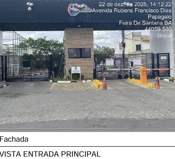 Vende-se em Feira De Santana-BA  Casa, 51.92 de área total, 44.54 de área privativa, 51.92 de área do terreno,  2_qto(s), a.serv, WC, 1_sala(s), cozinha.