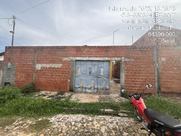 Vende-se em Demerval Lobao-PI  Casa, 56.90 de área total, 56.90 de área privativa, 200.00 de área do terreno,  2_qto(s), WC, 1_sala(s), cozinha, Terraco.