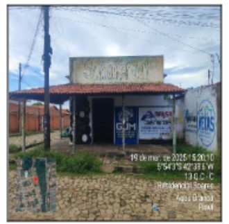 Vende-se em Agua Branca-PI  Casa, 54.65 de área total, 54.65 de área privativa, 300.00 de área do terreno,  2_qto(s), varanda, a.serv, WC, 1_sala(s), cozinha.