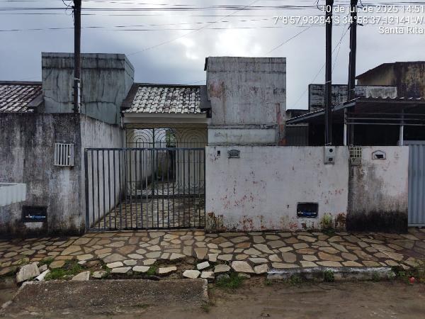 Vende-se em Santa Rita-PB  Casa, 55.00 de área total, 55.00 de área privativa, 200.00 de área do terreno,  2_qto(s), a.serv, WC, 1_sala(s), cozinha, Terraco, 1_vaga(s) de garagem.