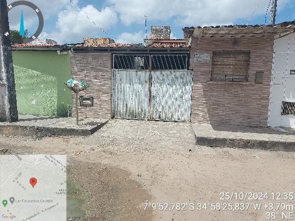 Vende-se em Santa Rita-PB  Casa, 52.31 de área total, 52.31 de área privativa, 171.00 de área do terreno,  2_qto(s), a.serv, WC, 1_sala(s), cozinha, Terraco, 1_vaga(s) de garagem.