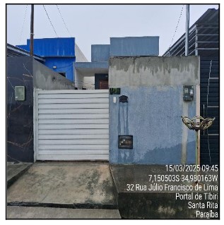 Vende-se em Santa Rita-PB  Casa, 67.50 de área privativa, 230.00 de área do terreno,  2_qto(s), a.serv, 1_sala(s), cozinha, Terraco, 1_vaga(s) de garagem.