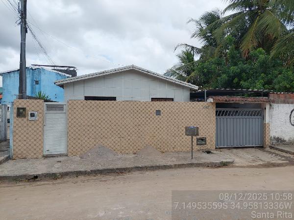 Vende-se em Santa Rita-PB  Casa, 61.26 de área total, 61.26 de área privativa, 125.00 de área do terreno,  2_qto(s), a.serv, WC, 1_sala(s), cozinha, Terraco, 1_vaga(s) de garagem.