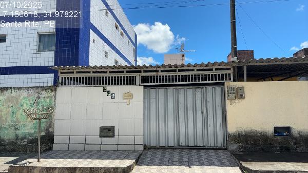 Vende-se em Santa Rita-PB  Casa, 100.00 de área total, 100.00 de área privativa, 200.00 de área do terreno,  2_qto(s), a.serv, WC, 1_sala(s), cozinha, Terraco, 1_vaga(s) de garagem.