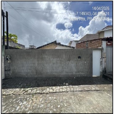 Vende-se em Santa Rita-PB  Casa, 47.46 de área privativa, 77.71 de área do terreno,  2_qto(s), a.serv, WC, 1_sala(s), cozinha, 1_vaga(s) de garagem.