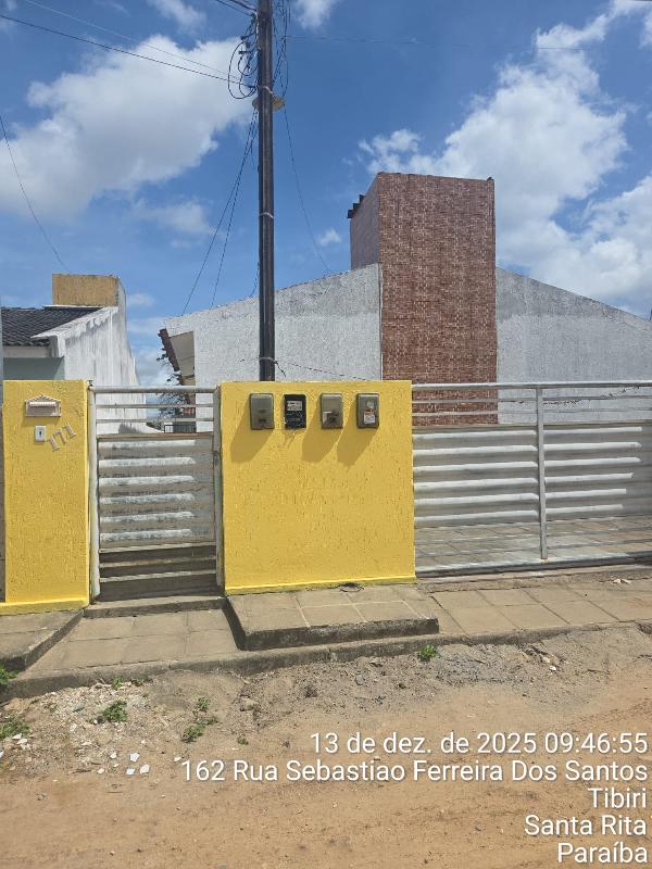 Vende-se em Santa Rita-PB  Casa, 47.50 de área total, 47.50 de área privativa, 142.50 de área do terreno,  2_qto(s), a.serv, WC, 1_sala(s), cozinha, Terraco, 1_vaga(s) de garagem.