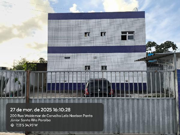 Vende-se em Santa Rita-PB  apto, 78.97 de área total, 54.00 de área privativa,  2_qto(s), a.serv, WC, 1_sala(s), cozinha, Terraco.