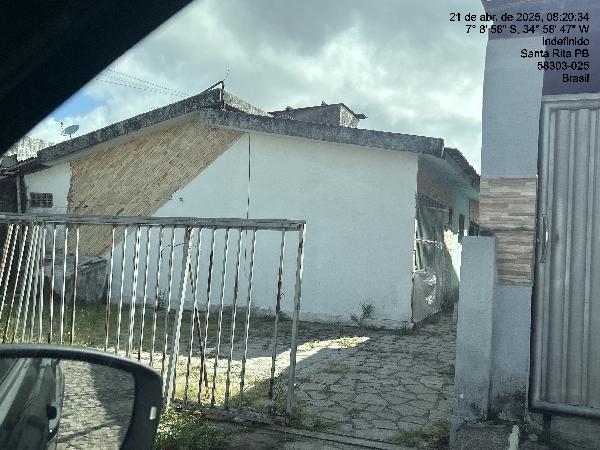 Vende-se em Santa Rita-PB  Casa, 77.71 de área total, 47.46 de área privativa, 440.00 de área do terreno,  2_qto(s), a.serv, WC, 1_sala(s), cozinha, Terraco, 1_vaga(s) de garagem.