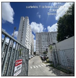 Vende-se em Salvador-BA  apto, 38.70 de área privativa,  2_qto(s), a.serv, WC, 1_sala(s), cozinha.