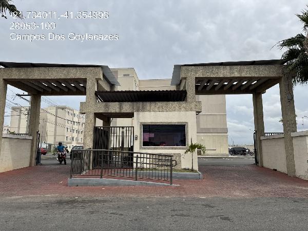Vende-se em Campos Dos Goytacazes-RJ  apto, 41.85 de área total, 41.85 de área privativa,  3_qto(s), a.serv, WC, 1_sala(s), cozinha, 1_vaga(s) de garagem.