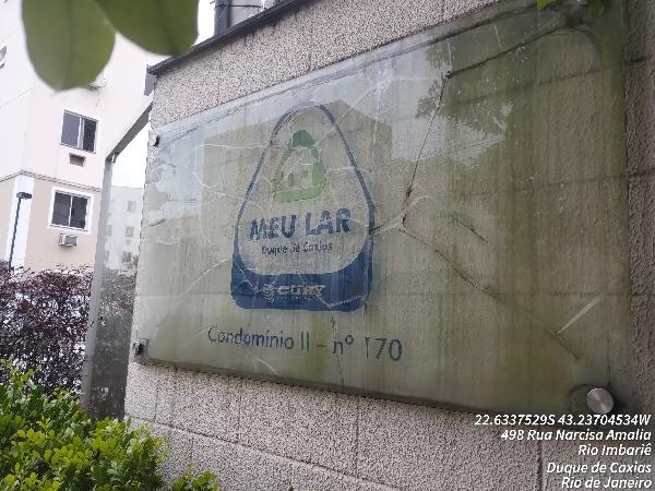 Vende-se em Duque De Caxias-RJ  apto, 54.12 de área total, 45.76 de área privativa,  2_qto(s), a.serv, WC, 1_sala(s), cozinha.