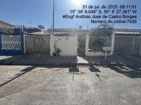 Vende-se em Varzea Grande-MT  Casa, 138.00 de área total, 138.00 de área privativa, 322.50 de área do terreno,  2_qto(s), a.serv, WC, 1_sala(s).