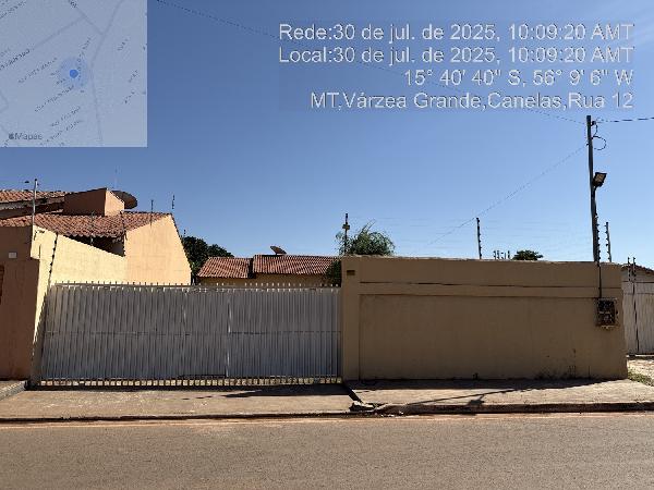 Vende-se em Varzea Grande-MT  Casa, 142.20 de área total, 142.20 de área privativa, 420.00 de área do terreno,  3_qto(s), a.serv, WC, 1_sala(s), cozinha, 4_vaga(s) de garagem.