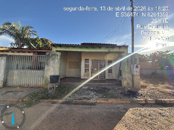Vende-se em Pocone-MT  Casa, 96.00 de área total, 96.00 de área privativa, 111.09 de área do terreno,  2_qto(s), varanda, a.serv, WC, 1_sala(s), cozinha, 1_vaga(s) de garagem.