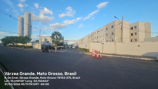 Vende-se em Varzea Grande-MT  apto, 84.77 de área total, 39.95 de área privativa,  2_qto(s), a.serv, WC, 1_sala(s), cozinha, 1_vaga(s) de garagem.