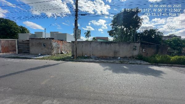 Vende-se em Cuiaba-MT  Casa, 94.71 de área total, 94.71 de área privativa, 360.00 de área do terreno,  1_qto(s), a.serv, WC, 1_sala(s), cozinha, 1_vaga(s) de garagem.