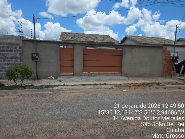 Vende-se em Cuiaba-MT  Casa, 50.28 de área total, 50.28 de área privativa, 200.00 de área do terreno,  2_qto(s), varanda, a.serv, WC, 1_sala(s), cozinha, 1_vaga(s) de garagem.