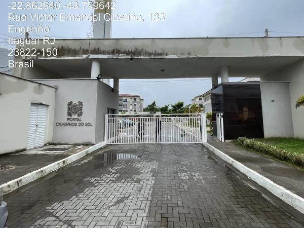 Vende-se em Itaguai-RJ  apto, 54.45 de área privativa,  2_qto(s), a.serv, WC, 1_sala(s), cozinha, 1_vaga(s) de garagem.