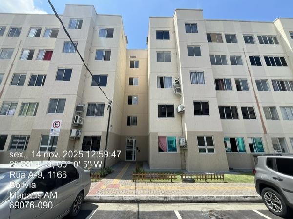 Vende-se em Manaus-AM  apto, 82.96 de área total, 41.37 de área privativa,  2_qto(s), a.serv, WC, 1_sala(s), cozinha.