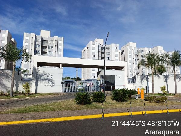 Vende-se em Araraquara-SP  apto, 105.01 de área total, 47.85 de área privativa,  2_qto(s), a.serv, WC, 1_sala(s), cozinha, 1_vaga(s) de garagem.