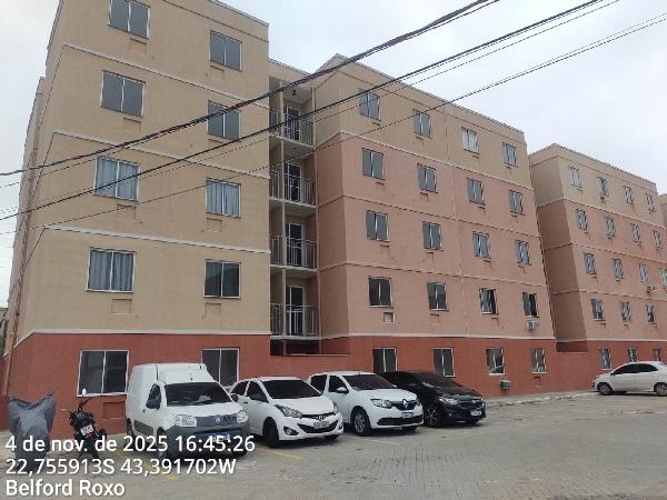 Vende-se em Belford Roxo-RJ  apto, 54.93 de área total, 45.18 de área privativa,  2_qto(s), a.serv, WC, 1_sala(s), cozinha, 1_vaga(s) de garagem.