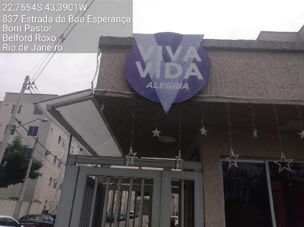 Vende-se em Belford Roxo-RJ  apto, 43.29 de área privativa,  2_qto(s), WC, 1_sala(s), cozinha, 1_vaga(s) de garagem.