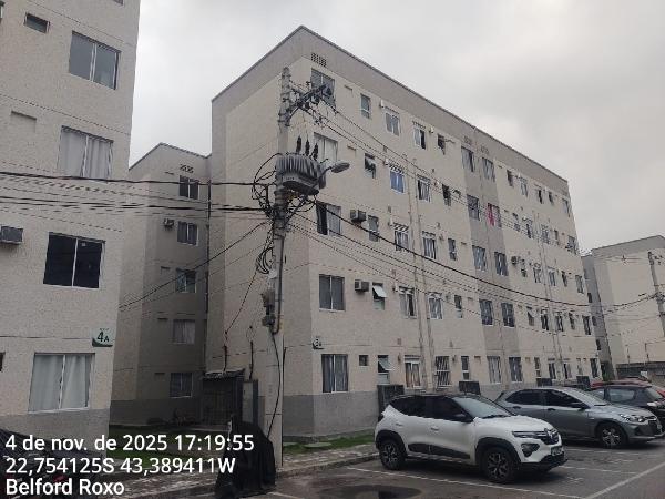 Vende-se em Belford Roxo-RJ  apto, 77.17 de área total, 43.29 de área privativa,  2_qto(s), a.serv, WC, 1_sala(s), cozinha, 1_vaga(s) de garagem.
