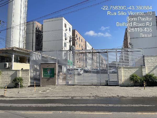 Vende-se em Belford Roxo-RJ  apto, 90.25 de área total, 45.00 de área privativa,  2_qto(s), WC, 1_sala(s), cozinha, 1_vaga(s) de garagem.
