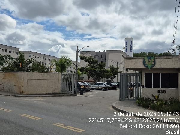 Vende-se em Belford Roxo-RJ  apto, 43.00 de área total, 43.29 de área privativa,  2_qto(s), a.serv, cozinha.
