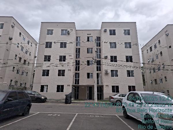 Vende-se em Belford Roxo-RJ  apto, 43.29 de área total, 43.29 de área privativa,  2_qto(s), WC, 1_sala(s), cozinha.