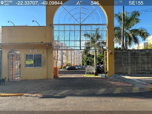 Vende-se em Bauru-SP  apto, 46.35 de área total, 41.65 de área privativa,  2_qto(s), a.serv, WC, 1_sala(s), cozinha, 1_vaga(s) de garagem.