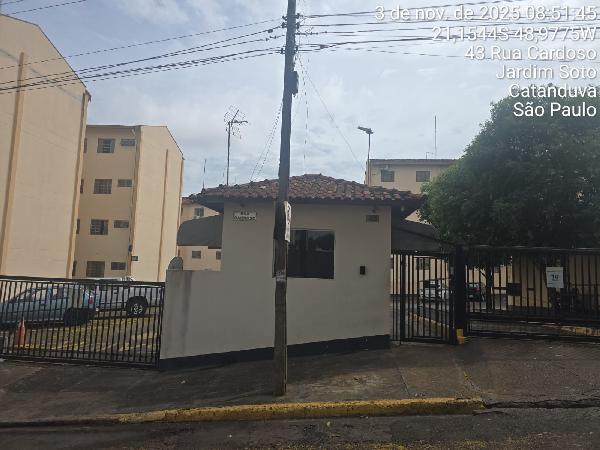 Vende-se em Catanduva-SP  apto, 52.46 de área total, 43.07 de área privativa,  2_qto(s), a.serv, WC, 1_sala(s), cozinha, 1_vaga(s) de garagem.
