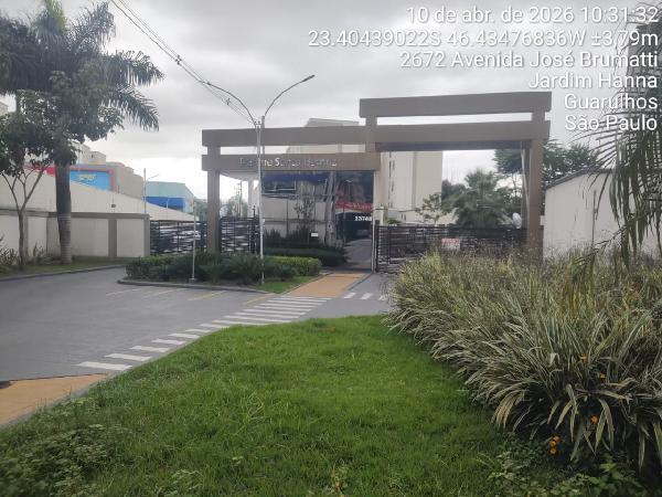Vende-se em Guarulhos-SP  apto, 45.68 de área total, 38.40 de área privativa,  2_qto(s), a.serv, WC, 1_sala(s), cozinha, 1_vaga(s) de garagem.