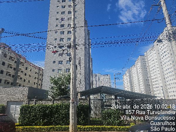 Vende-se em Guarulhos-SP  apto, 53.22 de área total, 42.09 de área privativa,  2_qto(s), a.serv, WC, 1_sala(s), cozinha, 1_vaga(s) de garagem.