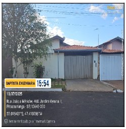 Vende-se em Pirassununga-SP  Casa, 156.94 de área privativa, 250.00 de área do terreno.