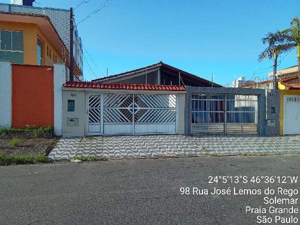 Vende-se em Praia Grande-SP  Casa, 95.44 de área total, 95.44 de área privativa, 159.00 de área do terreno.