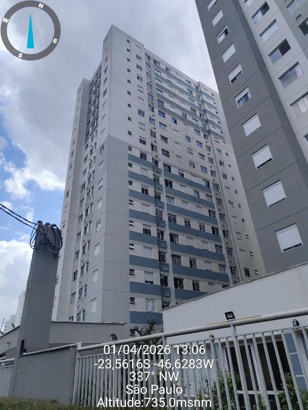Vende-se em Sao Paulo-SP  apto, 60.38 de área total, 44.88 de área privativa,  2_qto(s), a.serv, WC, 1_sala(s), cozinha.