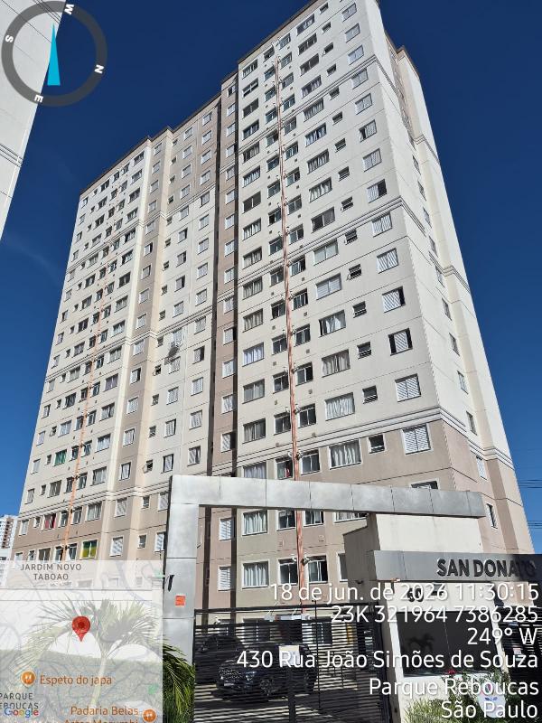 Vende-se em Sao Paulo-SP  apto, 57.13 de área total, 36.73 de área privativa,  2_qto(s), a.serv, WC, 1_sala(s), cozinha.