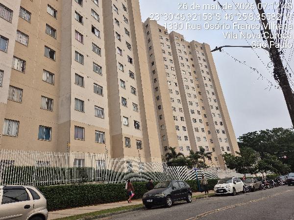 Vende-se em Sao Paulo-SP  apto, 46.09 de área total, 32.46 de área privativa,  2_qto(s), WC, 1_sala(s), cozinha.