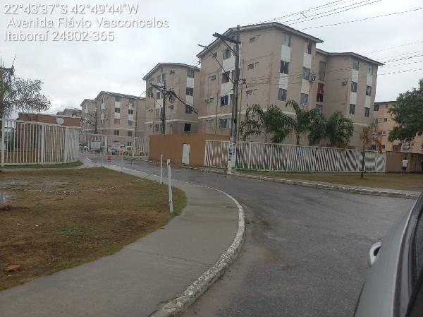 Vende-se em Itaborai-RJ  apto, 48.96 de área total, 43.95 de área privativa,  2_qto(s), a.serv, WC, 1_sala(s), cozinha, 1_vaga(s) de garagem.