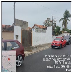 Vende-se em Iguaba Grande-RJ  Casa, 140.00 de área total, 106.57 de área privativa, 360.00 de área do terreno,  3_qto(s), a.serv, WC, WC Emp, 1_sala(s), cozinha, 2_vaga(s) de garagem.