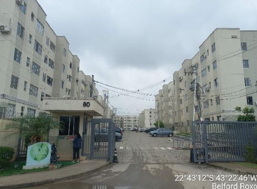 Vende-se em Belford Roxo-RJ  apto, 51.29 de área total, 41.27 de área privativa, 0.00 de área do terreno.
