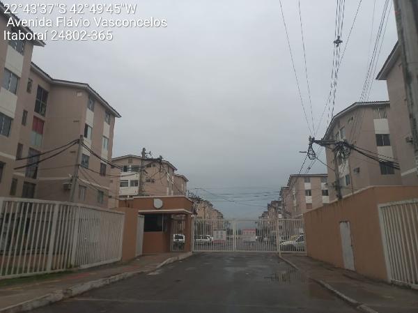 Vende-se em Itaborai-RJ  apto, 48.97 de área total, 43.95 de área privativa,  2_qto(s), WC, 1_sala(s), cozinha.