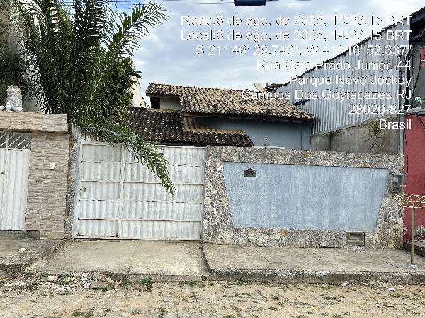 Vende-se em Campos Dos Goytacazes-RJ  Casa, 54.14 de área total, 54.14 de área privativa, 164.50 de área do terreno,  2_qto(s), WC, cozinha.