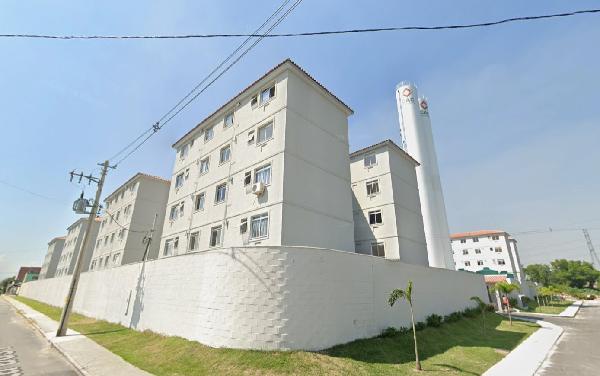 Vende-se em Mesquita-RJ  apto, 73.64 de área total, 42.90 de área privativa,  2_qto(s), a.serv, WC, 1_sala(s), cozinha, 1_vaga(s) de garagem.