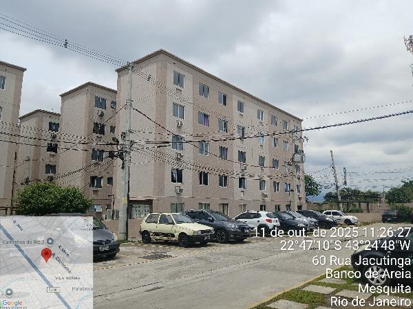 Vende-se em Mesquita-RJ  apto, 40.54 de área total, 40.54 de área privativa,  2_qto(s), a.serv, WC, 1_sala(s), cozinha.