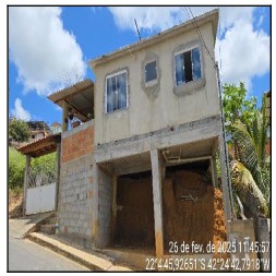 Vende-se em Duas Barras-RJ  Casa, 39.69 de área total, 34.52 de área privativa, 81.31 de área do terreno,  2_qto(s), a.serv, WC, 1_sala(s), cozinha.