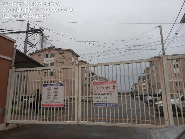Vende-se em Itaborai-RJ  apto, 48.97 de área total, 43.95 de área privativa,  2_qto(s), WC, 1_sala(s), cozinha.