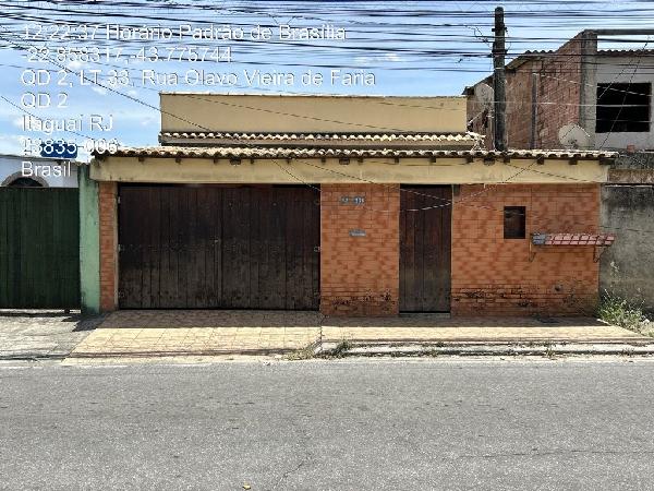 Vende-se em Itaguai-RJ  Casa, 187.99 de área total, 187.99 de área privativa, 250.43 de área do terreno,  2_qto(s), a.serv, WC, 2_sala(s), cozinha.