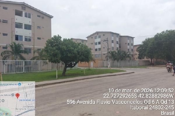 Vende-se em Itaborai-RJ  apto, 43.95 de área total, 43.95 de área privativa,  2_qto(s), WC, 1_sala(s), cozinha.